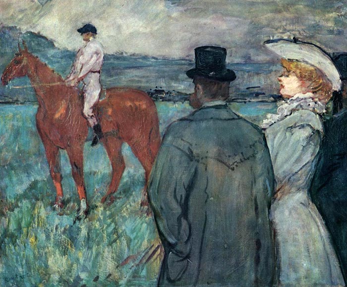 Toulouse- Lautrec Oil Painting Reproductions - At the Races