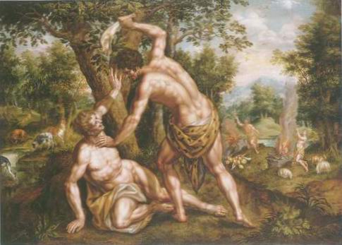 Cain and abel painting, a Dennis Van Alsloot paintings reproduction, we never sell Cain and abel