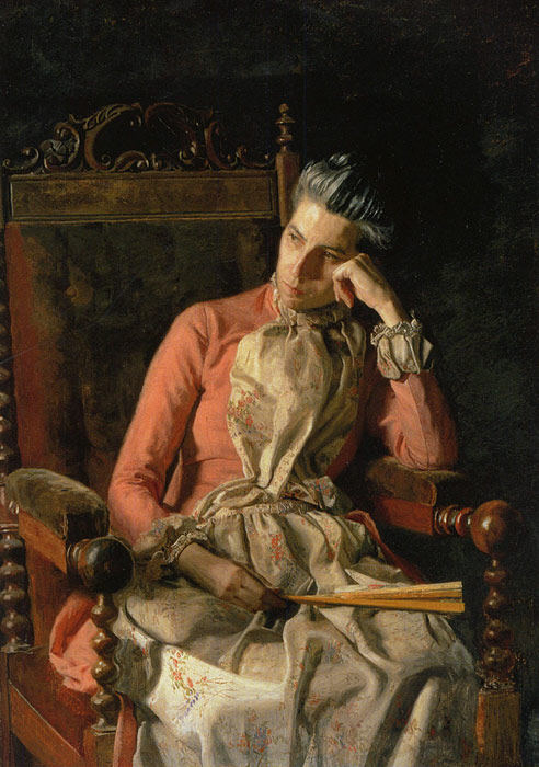 David Oil Painting Reproductions- Portrait of Amelia van Buren