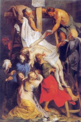 Descent from the Cross painting, a Peter Paul Rubens paintings reproduction, we never sell Descent