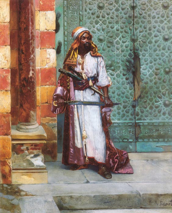 Ernst Oil Painting Reproductions - Standing Guard