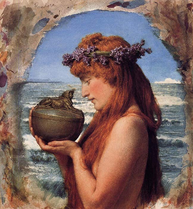 Oil Painting Reproduction of Alma-Tadema - Pandora