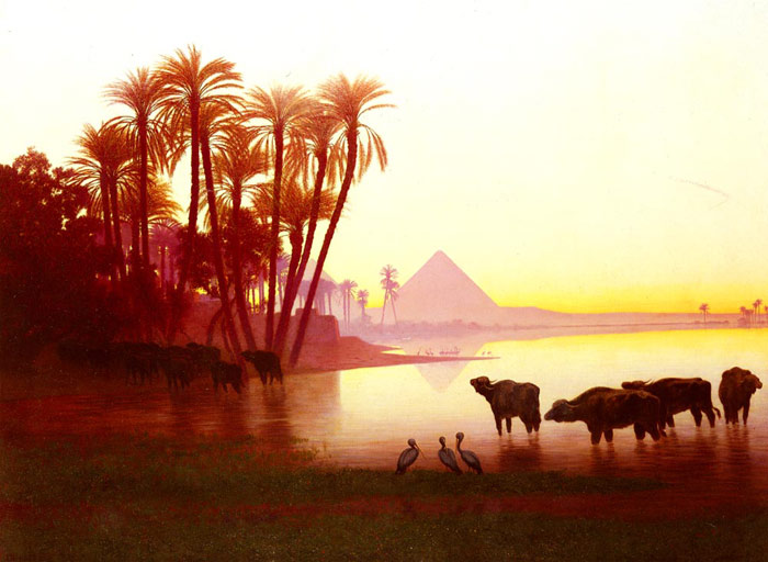 Oil Painting Reproduction of Frere- Along The Nile