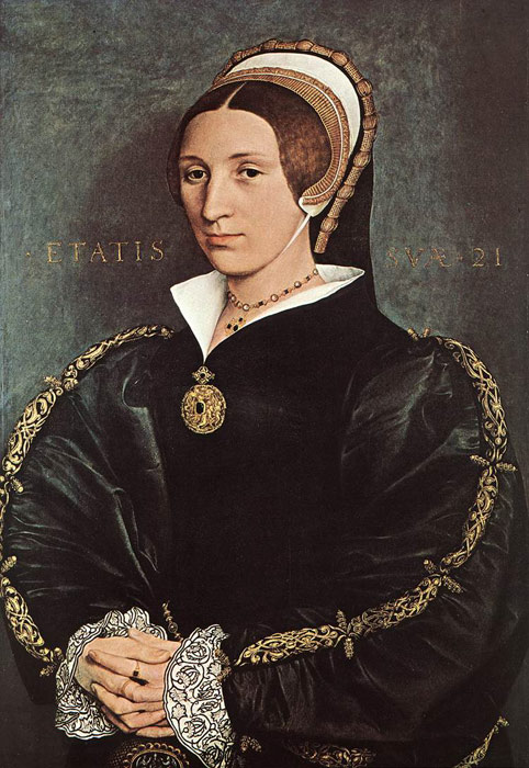 Oil Painting Reproduction of Holbein - Portrait of Catherine Howard