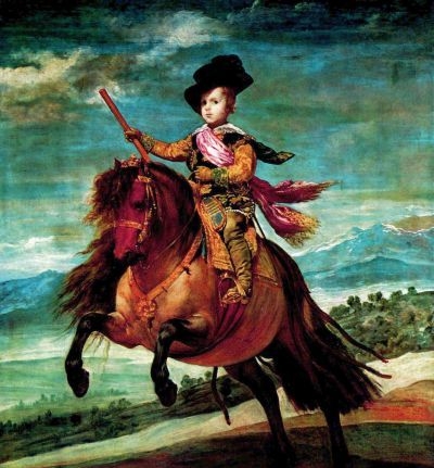 Prince Baltasar Carlos on Horseback - Oil Painting Reproduction