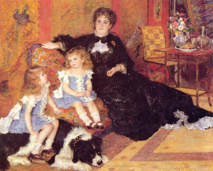 Renoir Oil Painting Reproductions- Madame Charpentier and Her Children