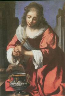 St Besti painting, a Jan Vermeer paintings reproduction, we never sell St Besti poster
