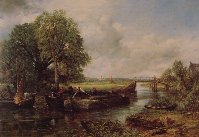 Oil Painting Reproduction of Constable- The Hay Wain