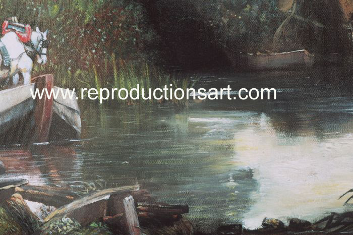 Paton Oil Painting Reproduction - The Bluidie Tryst