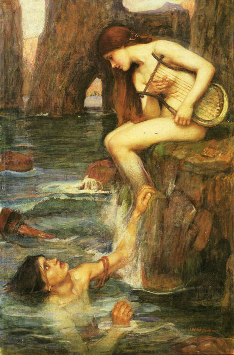 Oil Painting Reproduction of Waterhouse- The Siren