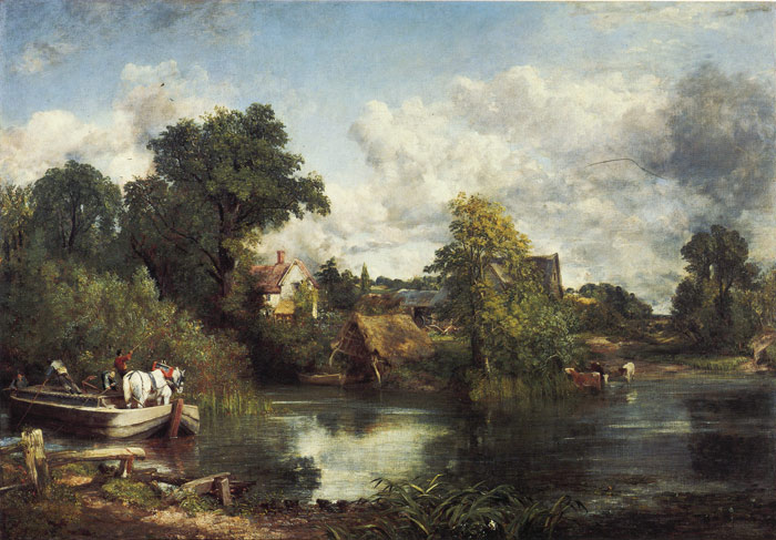 Oil Painting Reproduction of Constable- The White Horse