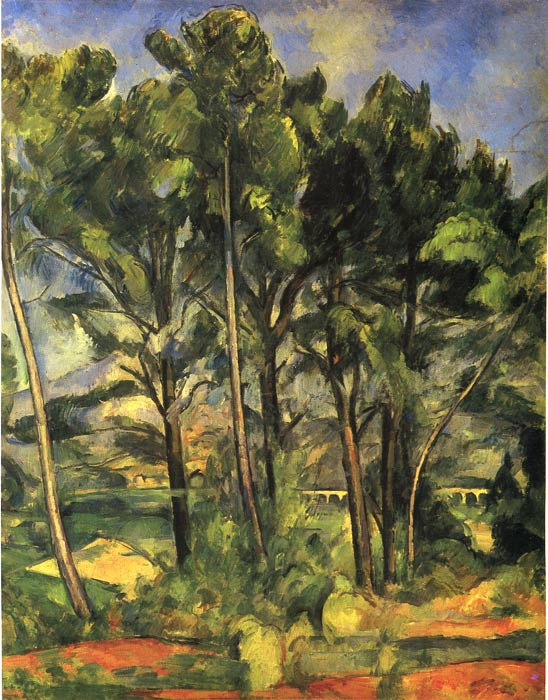 Cezanne Oil Painting Reproductions- Trees