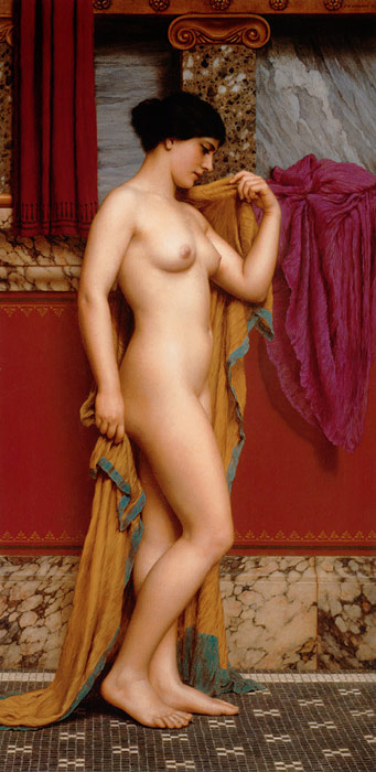 Oil Painting Reproduction of Godward- In the Tepidarium