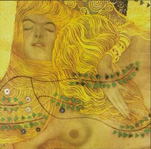 Biscie dacqua painting, a Gustav Klimt, Austria paintings reproduction, we never sell Biscie dacqua