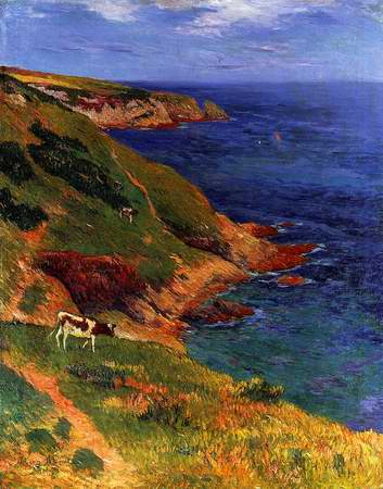 Ile de Groux painting, a Henri Moret paintings reproduction, we never sell Ile de Groux poster