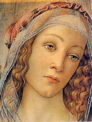 Madonna portrait painting, a Sandro Botticelli paintings reproduction, we never sell Madonna