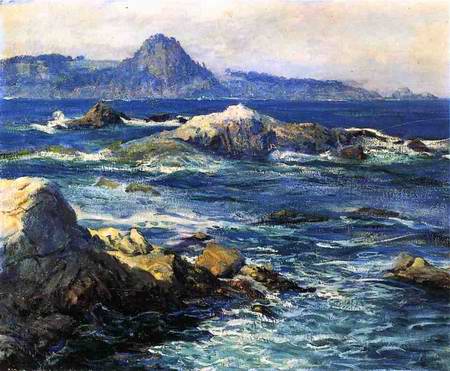 Off Mission Point painting, a Guy Orlando Rose paintings reproduction