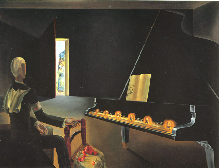 Oil Painting Reproduction of Dali- Partial Hallucination:Six Apparitions of Lenin on a Piano
