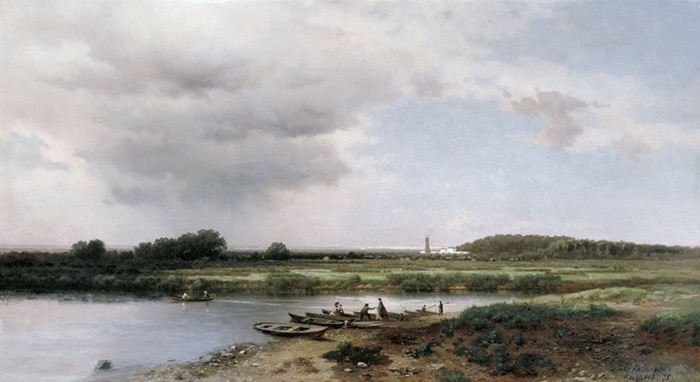 Oil Painting Reproduction of Kamenev - Kazank River