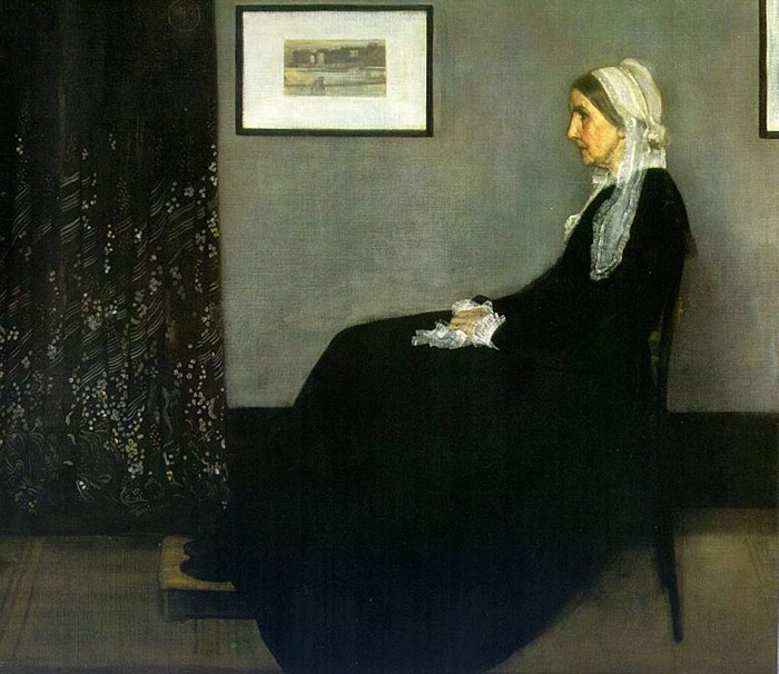 Oil Painting Reproduction of Whistler- Portrait of the Painters Mother