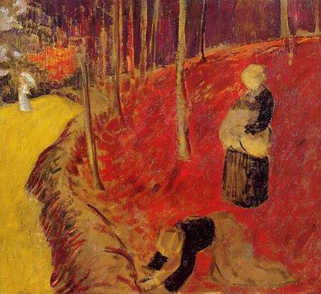 The Fern Harvesters in the Boid dAmour at Pont Av painting, a Paul Serusier paintings reproduction,