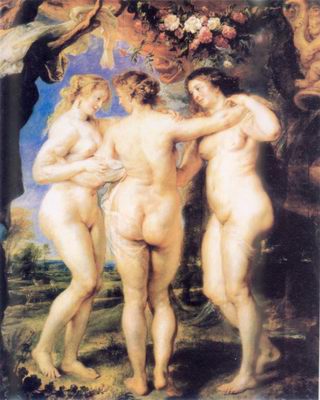 Three Graces painting, a Peter Paul Rubens paintings reproduction, we never sell Three Graces poster