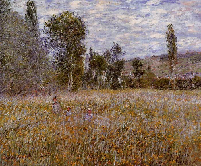 Vincent van Gogh Oil Painting Reproductions - Field with Flowers