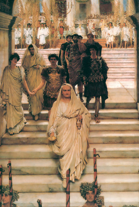 Alma-Tadema Oil Painting Reproductions - The Triumph of Titus