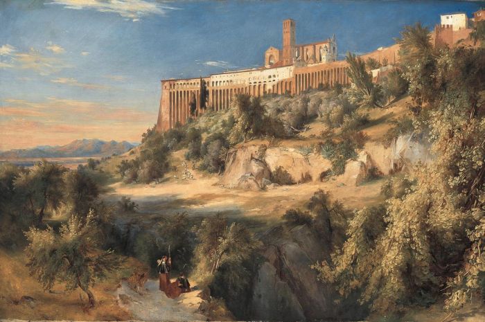 Blechen Reproductions - View of Assisi