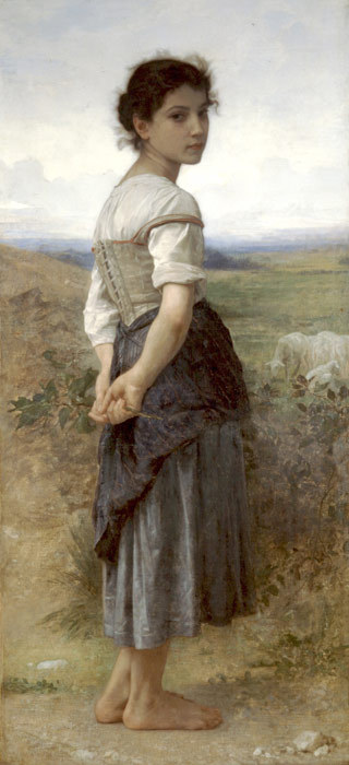 Bouguereau Oil Painting Reproductions- Young Shepherdess