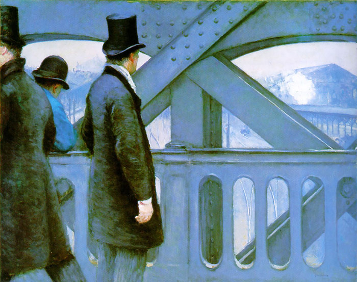 Caillebotte Oil Painting Reproductions - On the Europe Bridge