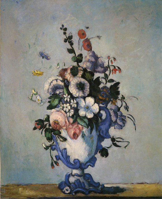 Cezanne Oil Painting Reproductions - Bouquet in Rococo Style