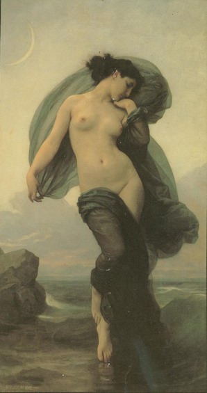 Evening Mood painting, a Adolph William Bouguereau paintings reproduction, we never sell Evening