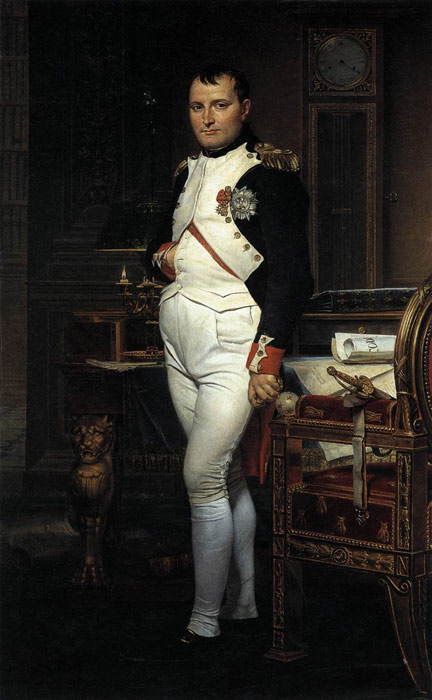Oil Painting Reproduction of David- Napoleon in his Study