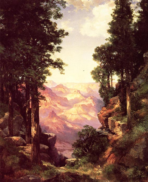 Oil Painting Reproduction of Moran- Grand Canyon