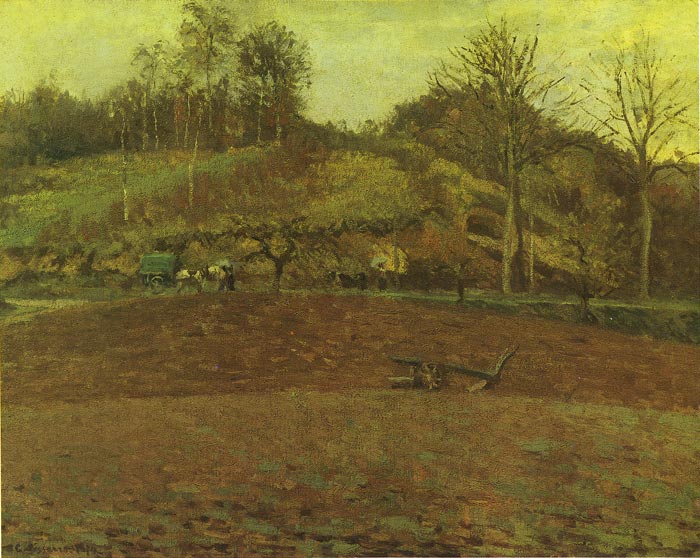 Oil Painting Reproduction of Pissaro- Field