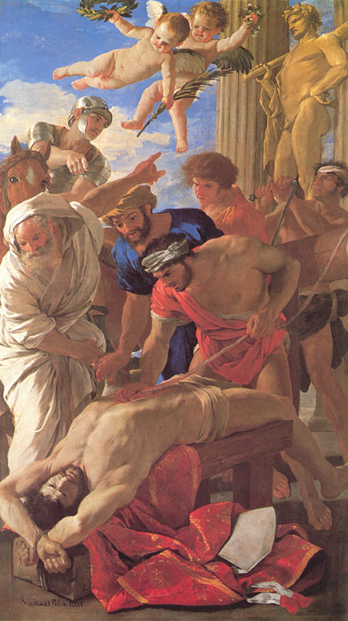 Poussin Oil Painting Reproductions- The Martyrdom of St Erasmus