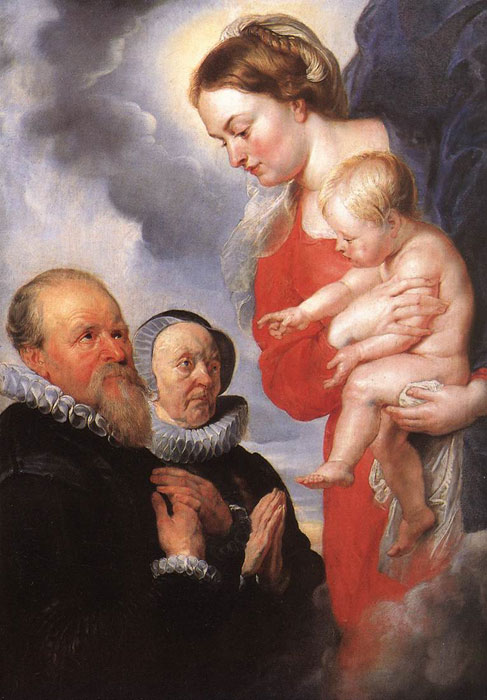 Rubens Oil Painting Reproductions - Virgin and Child