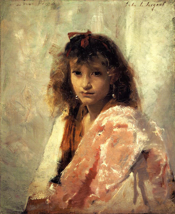 Sargent Oil Painting Reproductions - Carmela