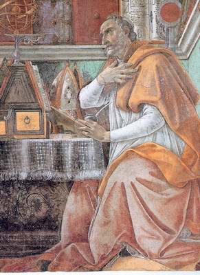 St. Augustine painting, a Sandro Botticelli paintings reproduction, we never sell St. Augustine