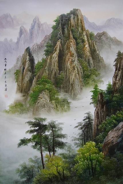 mars painting, a Lee qing ping paintings reproduction