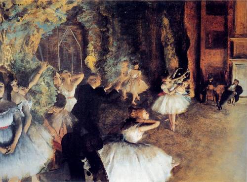 rehearsal painting, a Edgar Degas paintings reproduction, we never sell rehearsal poster