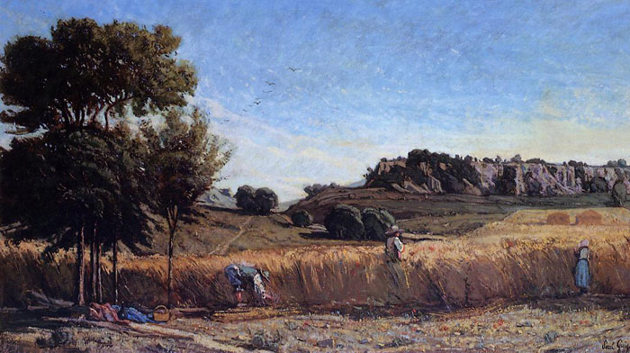 Guigou Oil Painting Reproduction - Field of Wheat