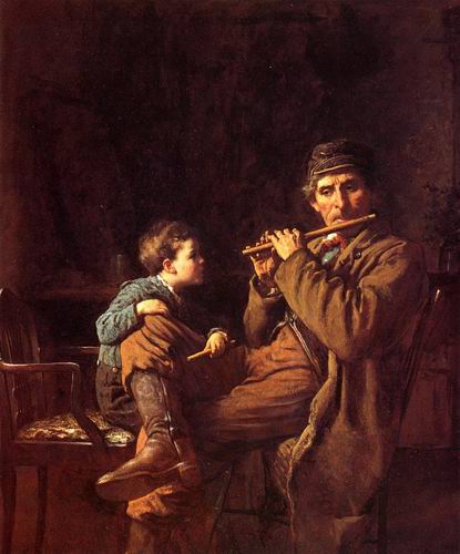 Learner of The Fifers painting, a Eastman Johnson paintings reproduction, we never sell Learner of