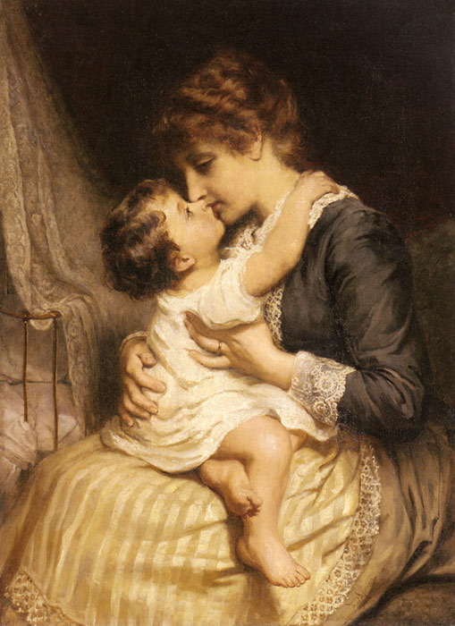 Morgan Oil Painting Reproductions - Motherly Love