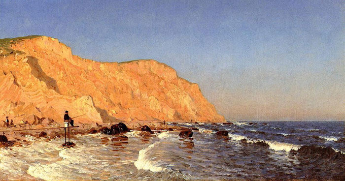 Oil Painting Reproduction of Gifford- Clay Bluffs on No Mans Land
