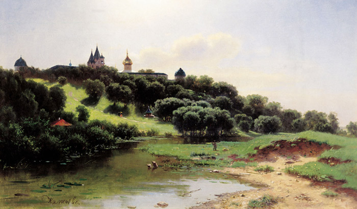 Oil Painting Reproduction of Kamenev - A Cluster near Zvenigorod