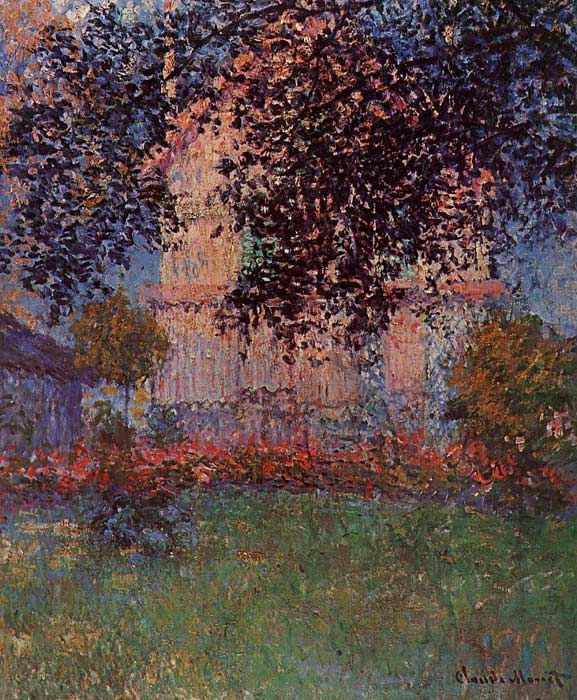 Oil Painting Reproduction of Monet- Monets House in Argenteuil