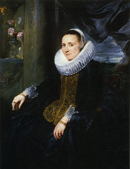 Oil Painting Reproduction of van Dyck - Margarita Snyders