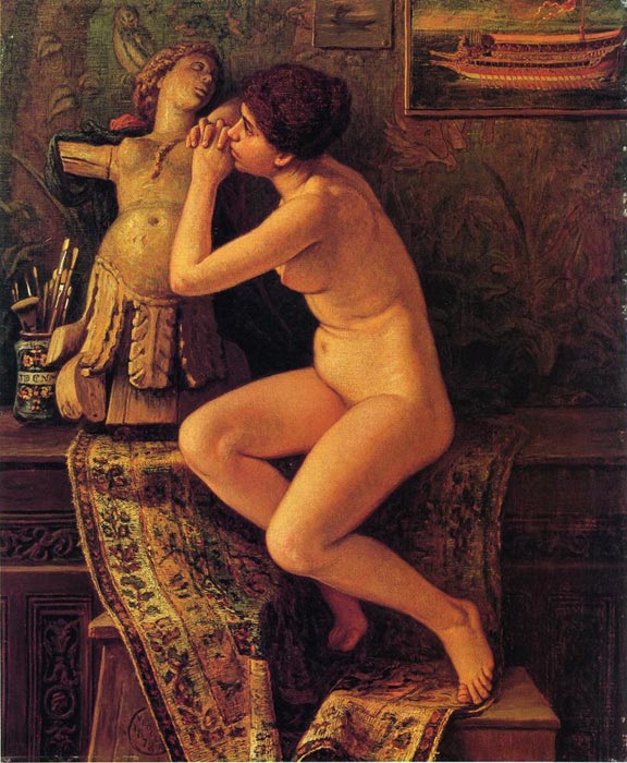 Vedder Oil Painting Reproductions - The Venetian Model